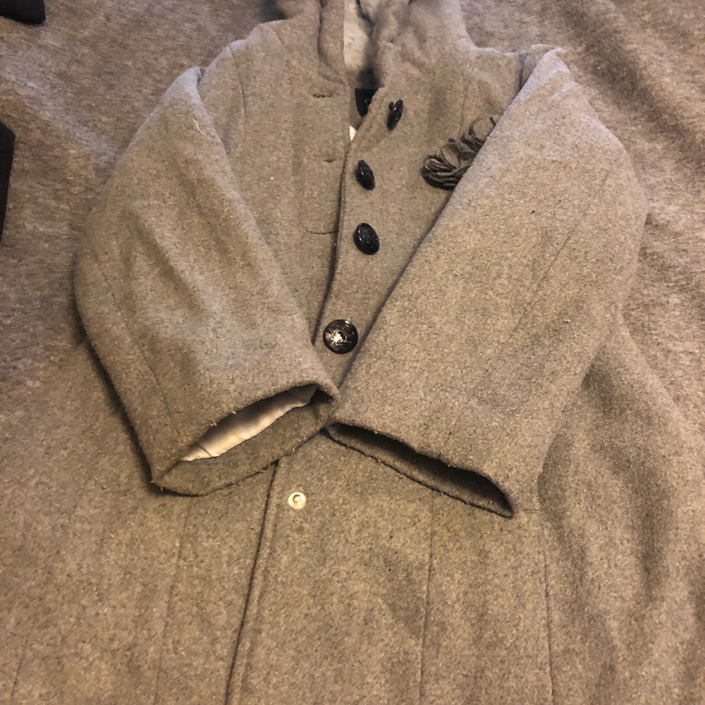 Jessica Simpson Grey Peacoat EUC